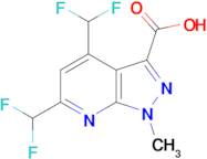 4,6-bis(difluoromethyl)-1-methyl-1H-pyrazolo[3,4-b]pyridine-3-carboxylic acid