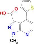 1-methyl-4-(2-thienyl)-1{H}-pyrazolo[3,4-{b}]pyridine-3-carboxylic acid