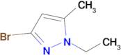 3-bromo-1-ethyl-5-methyl-1{H}-pyrazole