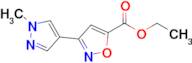 Ethyl 3-(1-methyl-1h-pyrazol-4-yl)isoxazole-5-carboxylate