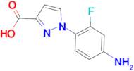 1-(4-amino-2-fluorophenyl)-1H-pyrazole-3-carboxylic acid