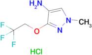 1-methyl-3-(2,2,2-trifluoroethoxy)-1H-pyrazol-4-amine