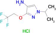 1-isopropyl-3-(2,2,2-trifluoroethoxy)-1H-pyrazol-4-amine