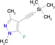 5-fluoro-1,3-dimethyl-4-[(trimethylsilyl)ethynyl]-1H-pyrazole