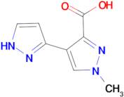 1'-methyl-1H,1'H-3,4'-bipyrazole-3'-carboxylic acid