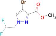 methyl 4-bromo-1-(2,2-difluoroethyl)-1H-pyrazole-3-carboxylate