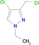 4-chloro-3-(chloromethyl)-1-ethyl-1H-pyrazole