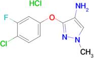 3-(4-chloro-3-fluorophenoxy)-1-methyl-1H-pyrazol-4-amine