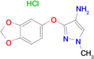 3-(1,3-benzodioxol-5-yloxy)-1-methyl-1H-pyrazol-4-amine