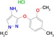 3-(2-methoxy-4-methylphenoxy)-1-methyl-1H-pyrazol-4-amine
