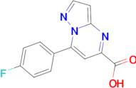 7-(4-fluorophenyl)pyrazolo[1,5-a]pyrimidine-5-carboxylic acid