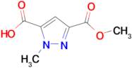 3-(methoxycarbonyl)-1-methyl-1H-pyrazole-5-carboxylic acid