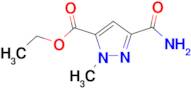 ethyl 3-(aminocarbonyl)-1-methyl-1H-pyrazole-5-carboxylate