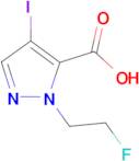 1-(2-fluoroethyl)-4-iodo-1H-pyrazole-5-carboxylic acid