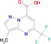 3-methyl-5-(trifluoromethyl)pyrazolo[1,5-a]pyrimidine-7-carboxylic acid