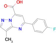 5-(4-fluorophenyl)-3-methylpyrazolo[1,5-a]pyrimidine-7-carboxylic acid