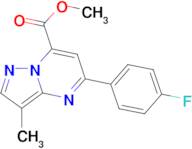 methyl 5-(4-fluorophenyl)-3-methylpyrazolo[1,5-a]pyrimidine-7-carboxylate