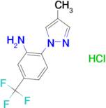 2-(4-methyl-1H-pyrazol-1-yl)-5-(trifluoromethyl)aniline