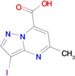 3-iodo-5-methylpyrazolo[1,5-a]pyrimidine-7-carboxylic acid