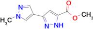 methyl 1'-methyl-1H,1'H-3,4'-bipyrazole-5-carboxylate