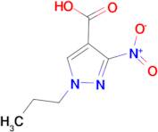 3-nitro-1-propyl-1H-pyrazole-4-carboxylic acid