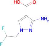 3-amino-1-(2,2-difluoroethyl)-1H-pyrazole-4-carboxylic acid