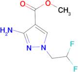 methyl 3-amino-1-(2,2-difluoroethyl)-1H-pyrazole-4-carboxylate