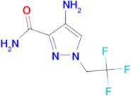 4-amino-1-(2,2,2-trifluoroethyl)-1H-pyrazole-3-carboxamide