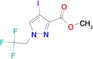 methyl 4-iodo-1-(2,2,2-trifluoroethyl)-1H-pyrazole-3-carboxylate