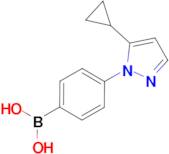 [4-(5-cyclopropyl-1H-pyrazol-1-yl)phenyl]boronic acid