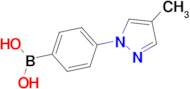 [4-(4-methyl-1H-pyrazol-1-yl)phenyl]boronic acid