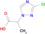 2-(3-chloro-1H-1,2,4-triazol-1-yl)propanoic acid