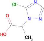 2-(5-chloro-1H-1,2,4-triazol-1-yl)propanoic acid