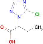 2-(5-chloro-1H-1,2,4-triazol-1-yl)butanoic acid