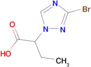 2-(3-bromo-1H-1,2,4-triazol-1-yl)butanoic acid