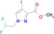 methyl 1-(2,2-difluoroethyl)-4-iodo-1H-pyrazole-3-carboxylate