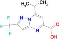 7-isopropyl-2-(trifluoromethyl)pyrazolo[1,5-a]pyrimidine-5-carboxylic acid