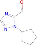 1-cyclopentyl-1H-1,2,4-triazole-5-carbaldehyde