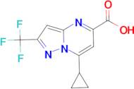 7-cyclopropyl-2-(trifluoromethyl)pyrazolo[1,5-a]pyrimidine-5-carboxylic acid