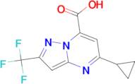 5-cyclopropyl-2-(trifluoromethyl)pyrazolo[1,5-a]pyrimidine-7-carboxylic acid