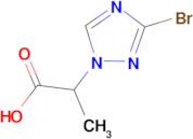 2-(3-bromo-1H-1,2,4-triazol-1-yl)propanoic acid