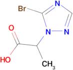 2-(5-bromo-1H-1,2,4-triazol-1-yl)propanoic acid