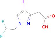 [1-(2,2-difluoroethyl)-4-iodo-1H-pyrazol-3-yl]acetic acid