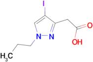 (4-iodo-1-propyl-1H-pyrazol-3-yl)acetic acid