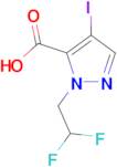 1-(2,2-difluoroethyl)-4-iodo-1H-pyrazole-5-carboxylic acid