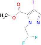 methyl 1-(2,2-difluoroethyl)-4-iodo-1H-pyrazole-5-carboxylate