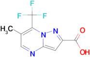 6-Methyl-7-(trifluoromethyl)pyrazolo[1,5-a]pyrimidine-2-carboxylic acid