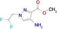 methyl 4-amino-1-(2,2-difluoroethyl)-1H-pyrazole-3-carboxylate