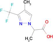 2-[4-methyl-3-(trifluoromethyl)-1H-pyrazol-1-yl]propanoic acid