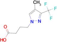 4-[4-methyl-3-(trifluoromethyl)-1H-pyrazol-1-yl]butanoic acid